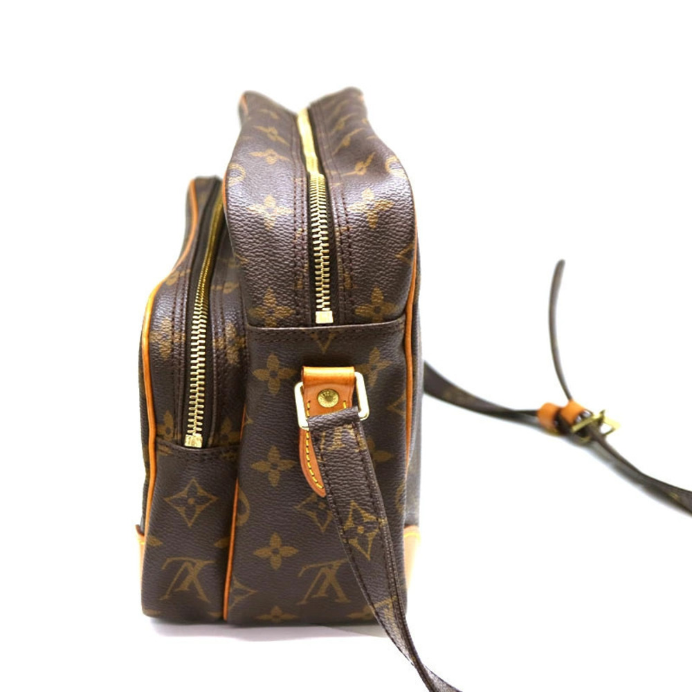 Louis Vuitton Canvas Shoulder Bag Brown Monogram LV Nile - Picture 4 of 6
